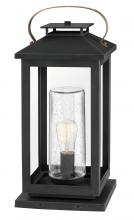  1167BK - Atwater Medium Pier Mount Lantern - Black