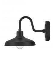 Hinkley 12076BK - Forge Small Wall Mount Lantern - Black