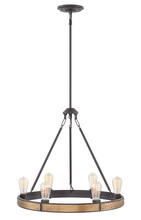 Hinkley 4395BZ - Everett Medium Single Tier - Bronze with Heritage Brass accents