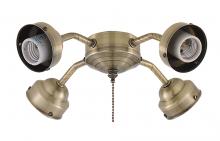Fanimation F401AB - 4-LIGHT STANDARD FITTER: ANTIQUE BRASS