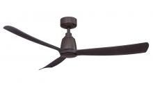 Fanimation FPD8534DZ - Kute - 52" - Dark Bronze with Dark Walnut Blades.