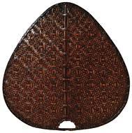 Fanimation ISD2A - 18" BLADE: WIDE OVAL BAMBOO, ANTIQUE - SET OF 5