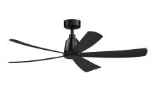  FPD5534BL - Kute5 52" Fan - Black with Black Blades