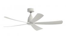  FPD5534MW - Kute5 52" Fan - Matte White with Matte White Blades