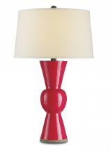 Currey 6393 - Upbeat Table Lamp, Red