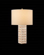  6000-0955 - Aarna Cream Table Lamp