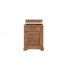 James Martin Furniture 238-104-V26-DRF-4GLB - Savannah 26'' Driftwood Single Vanity with 4 CM Galala Beige Marble Top