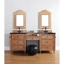 James Martin Furniture 300-V26-DRP-4GLB - Copper Cove 26'' Driftwood Patina Single Vanity with 4 CM Galala Beige Marble Top