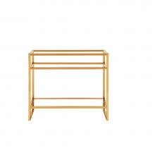 James Martin Furniture C105-V39.5-RGD - Boston 39.5'' Stainless Steel Sink Console, Radiant Gold