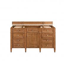 James Martin Furniture 650-V60S-SBR - Brittany 60'' Saddle Brown Single Vanity