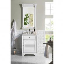 James Martin Furniture 238-104-V26-BW - Savannah 26'' Single Vanity Cabinet, Bright White