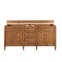 James Martin Furniture 650-V72-SBR - Brittany 72'' Saddle Brown Double Vanity