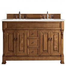 James Martin Furniture 147-114-5771-3ESR - Brookfield 72'' Country Oak Double Vanity w/ 3 CM Eternal Serena Quartz Top