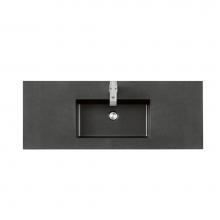James Martin Furniture SWB-S47.3-CHB - 47.3'' Single Sink Top, Charcoal Black
