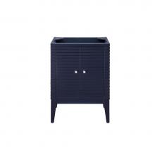 James Martin Furniture E213-V24-NVB - Linden 24'' Single Vanity Cabinet, Navy Blue