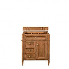 James Martin Furniture 650-V30-SBR - Brittany 30'' Single Vanity, Saddle Brown