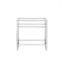 James Martin Furniture C105-V31.5-BNK - Boston 31.5'' Stainless Steel Sink Console, Brushed Nickel
