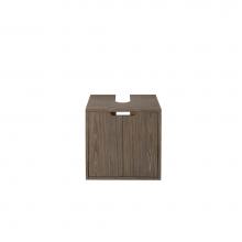 James Martin Furniture C105-SC19-AGR - Boston 19'' Storage Cabinet, Ash Gray