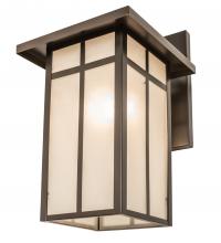  251746 - 9" Wide Hyde Park "T" Mission Solid Mount Wall Sconce