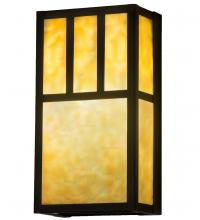  254403 - 6.5" Wide Hyde Park Double Bar Mission Wall Sconce